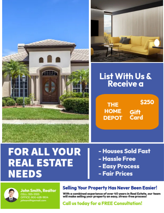 Copy of Real Estate Home | PosterMyWall