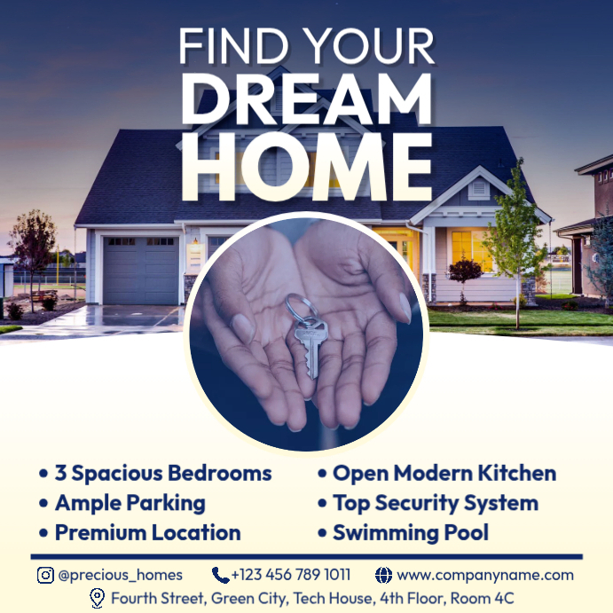 Copy of Real Estate home property for sale flyer | PosterMyWall