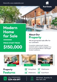 Real Estate Home Sale Flyer A1 template