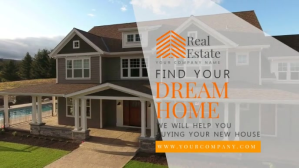 Grå Real Estate Promotion Facebook Cover Video Template