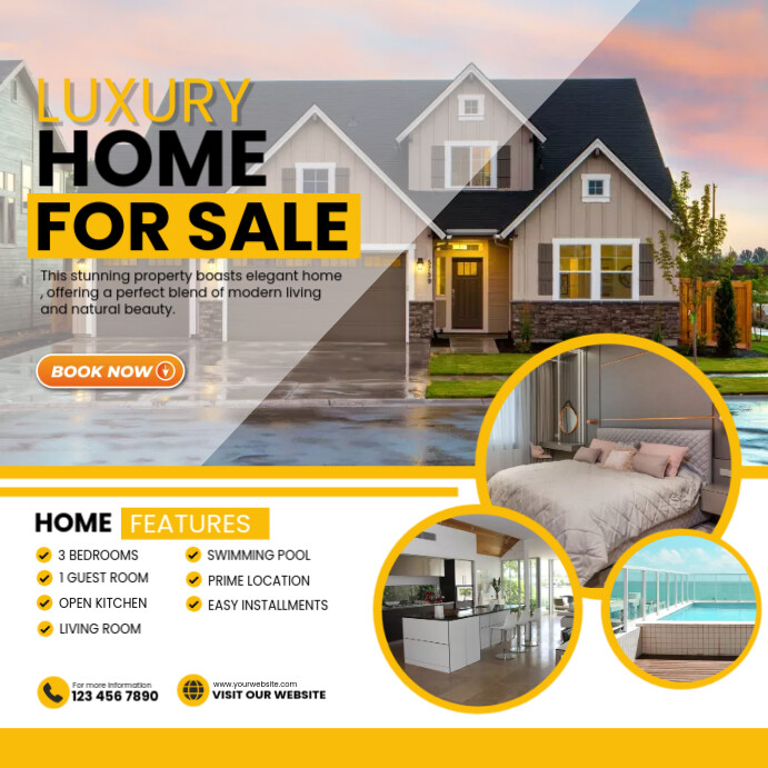 Plantilla de Real Estate House Flyer Template | PosterMyWall
