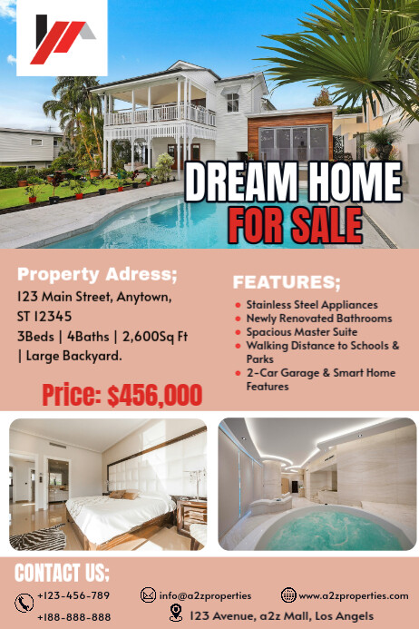 Copy of Real Estate House for Sale Ad | PosterMyWall