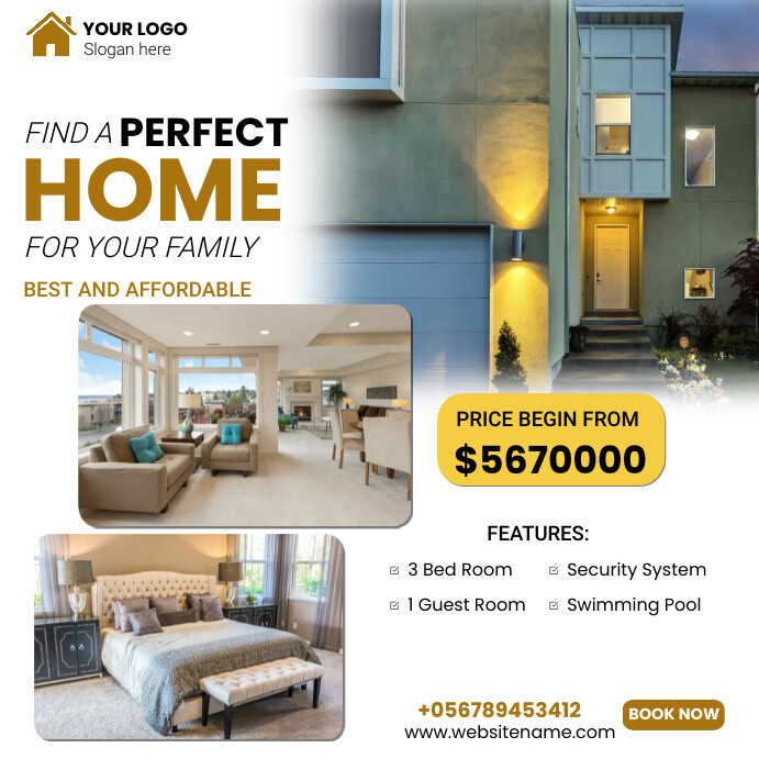 Copy of Real Estate House Property Instagram Poster | PosterMyWall