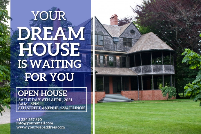 real estate house sale flyer Template | PosterMyWall