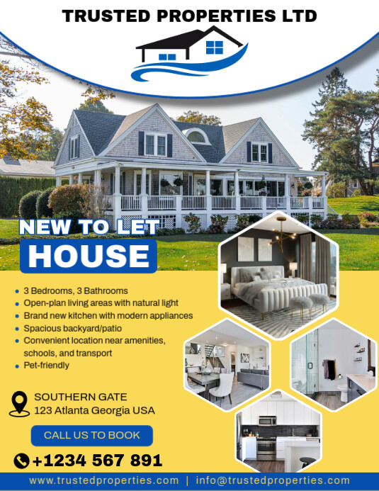 Modello Real Estate House to Let | PosterMyWall