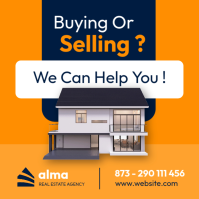 Real Estate Instagram Post Ad Template | Buy or Sell Property Promotion