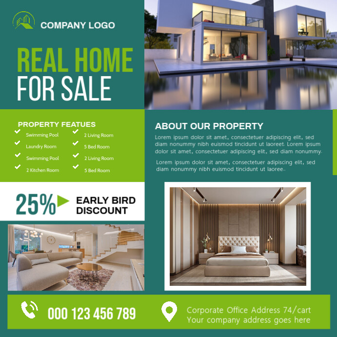 Copy of Real Estate Instagram post | PosterMyWall