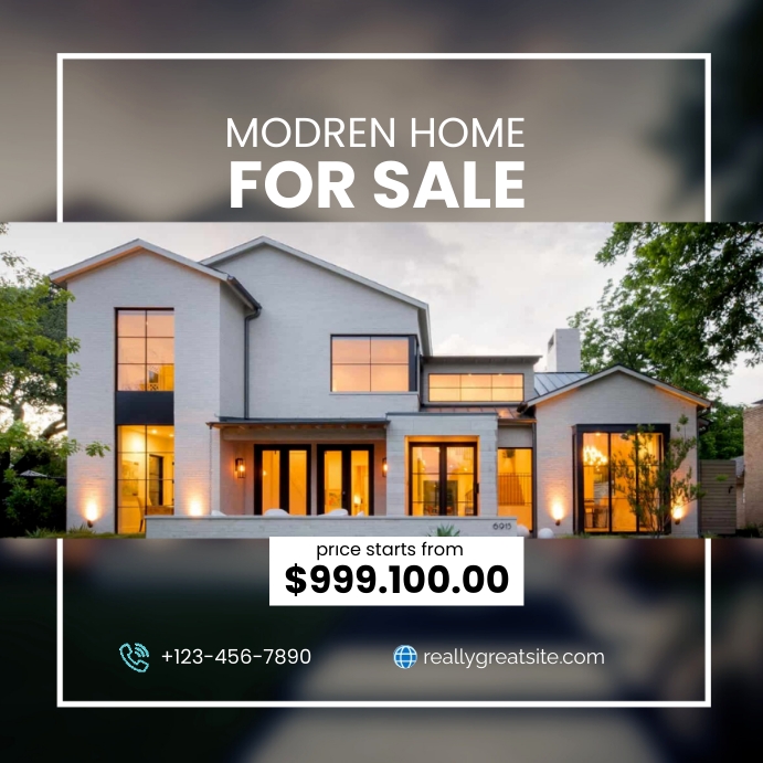 Copy of REAL ESTATE INSTAGRAM POST | PosterMyWall