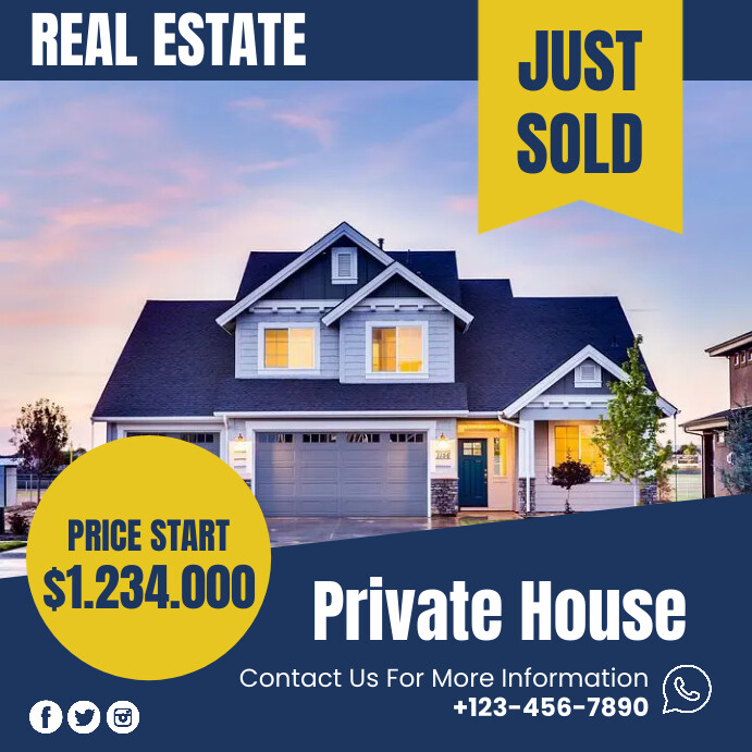 Copy of Real Estate Instagram Post | PosterMyWall