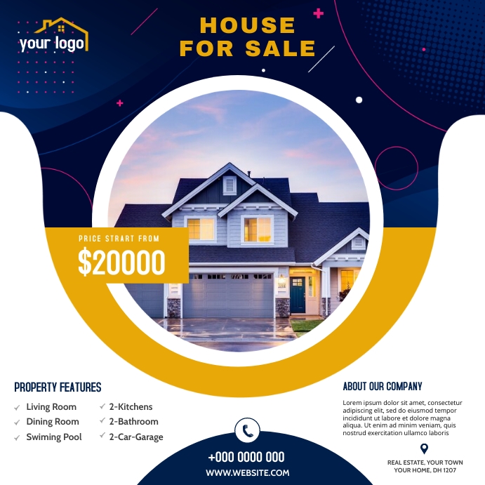 Real Estate Instagram Post Template PosterMyWall