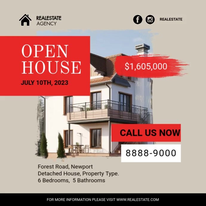 Copy of real estate instagram template | PosterMyWall