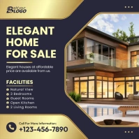 Real Estate Instaram Post Publicación de Instagram template