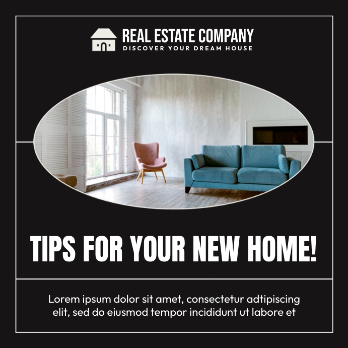 Real Estate Interior Design Template | PosterMyWall
