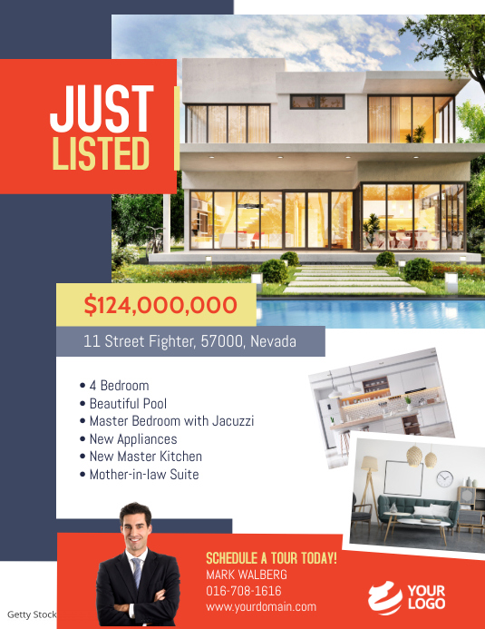 Real Estate Just Listed Flyer Template PosterMyWall