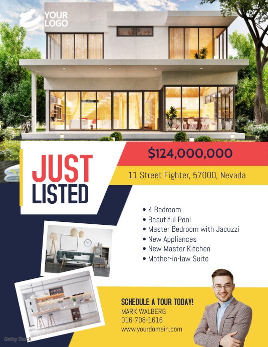 Copy of Real Estate Just Listed Flyer Template PosterMyWall