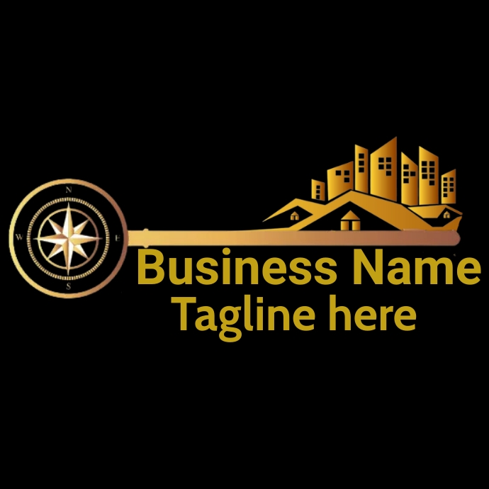 Real estate key logo Template | PosterMyWall