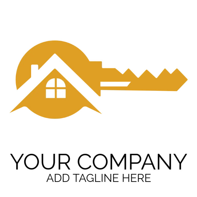 Real-estate logo, Construction logo design template