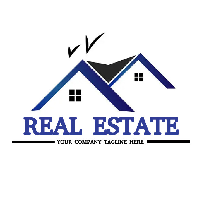 Real estate logo, property, realtor logo template