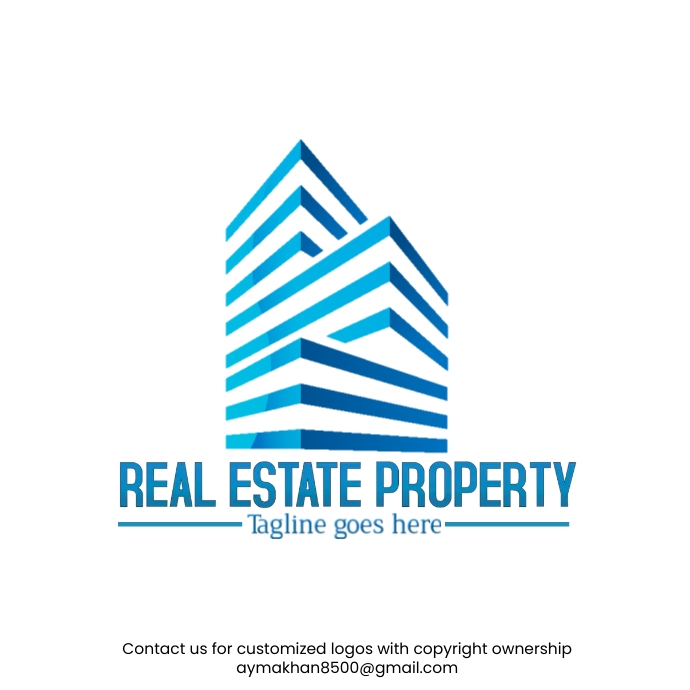Real estate logo, realtor logo, property logo template