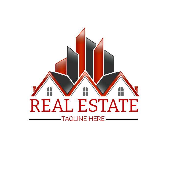 Real estate logo, realtor logo, property logo template