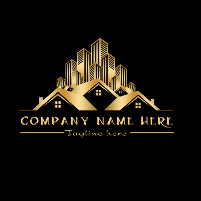 Real estate logo, realtor logo, property logo template