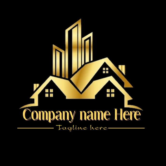 Real estate logo, realtor logo, property logo template