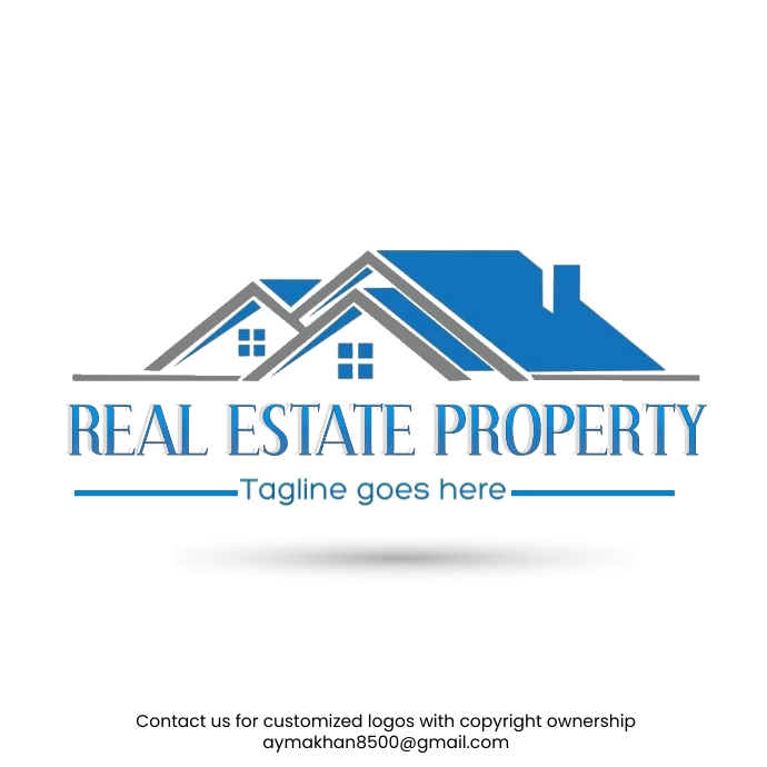Real estate logo, realtor logo, property logo template