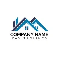 Real estate logo template