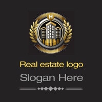 Real estate logo template