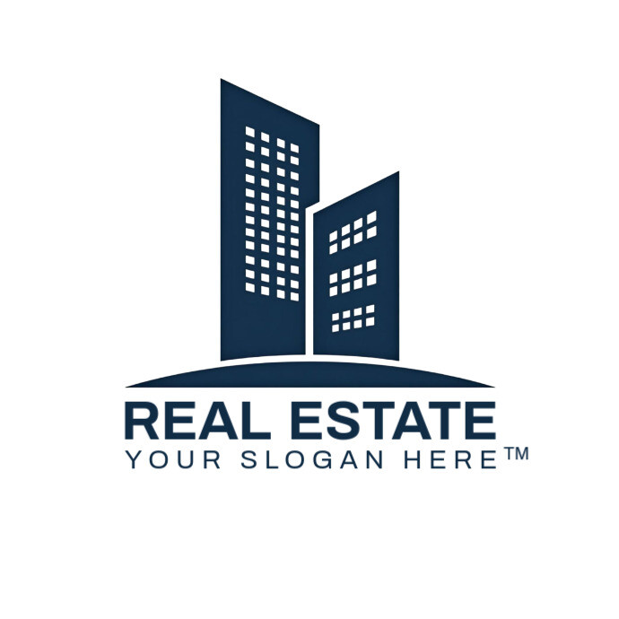 Real estate logo Logótipo template