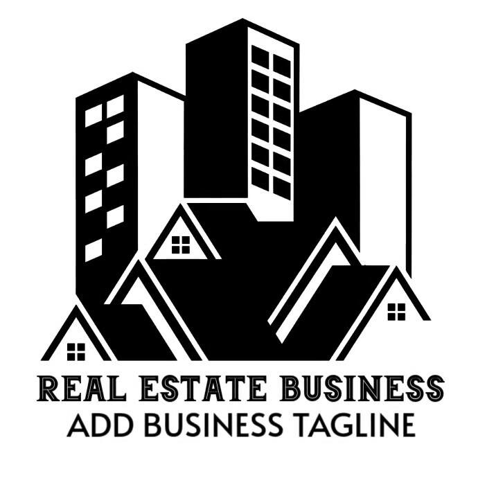 REAL ESTATE LOGO Logótipo template
