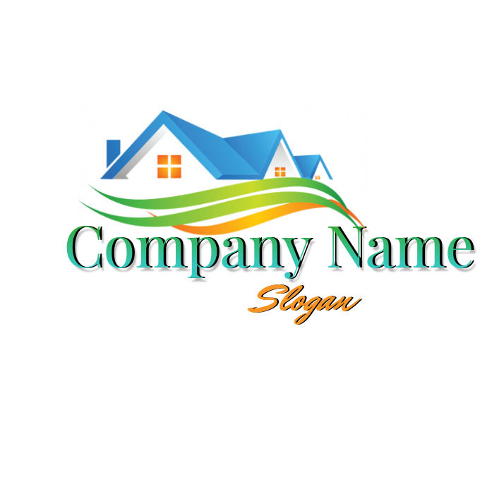 Real Estate Logo โลโก้ template