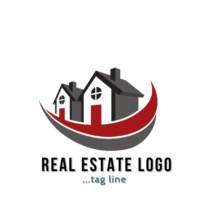 Real estate logo template