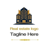 Real estate logo โลโก้ template