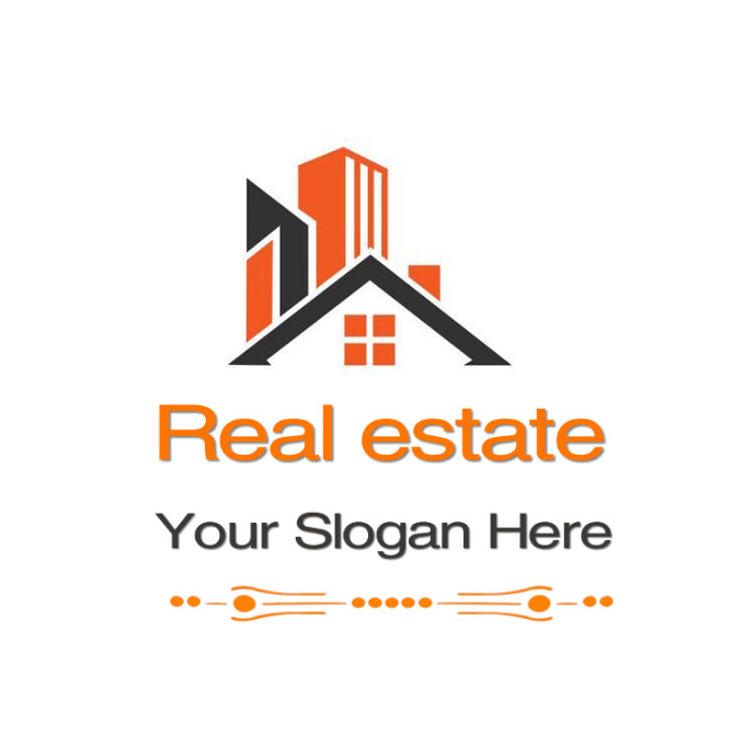 Real estate logo template