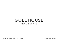 Real Estate Logo Postcard template