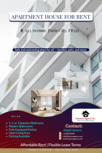 Real Estate Marketing Poster template