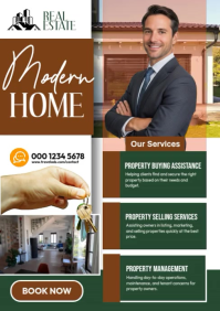 Real Estate Modern Home A4 template