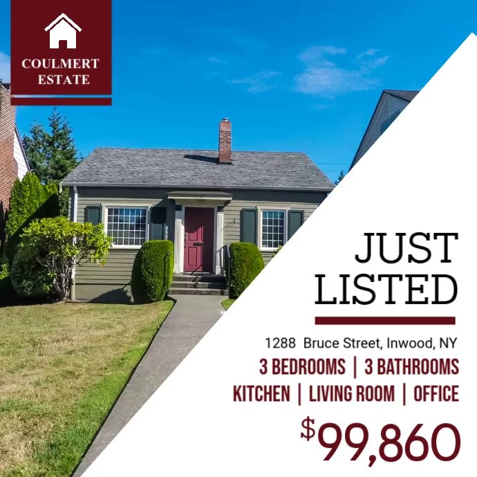 Real Estate Open House Ad Template | PosterMyWall