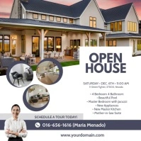 Real Estate Open House Instagram Ad Template Instagram-Beitrag