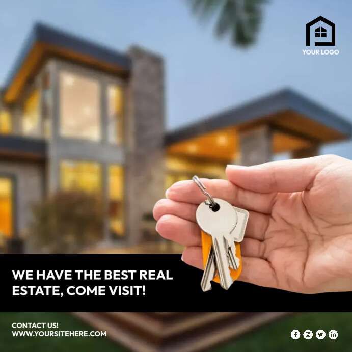 Copy of Real estate post for instagram | PosterMyWall