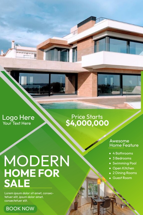 Real Estate Poster template