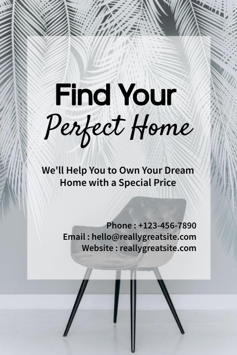 Real Estate Poster template