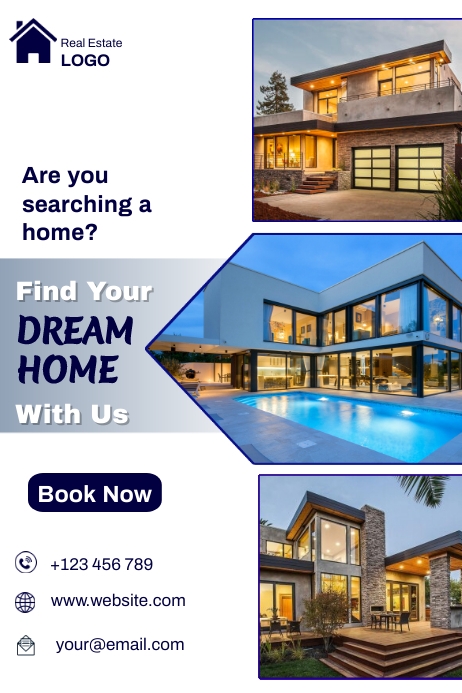 Real Estate Poster template