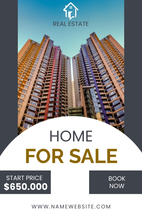 Real Estate Poster template