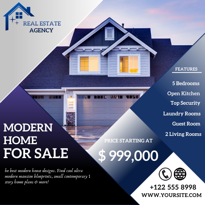 Real Estate Poster Template PosterMyWall