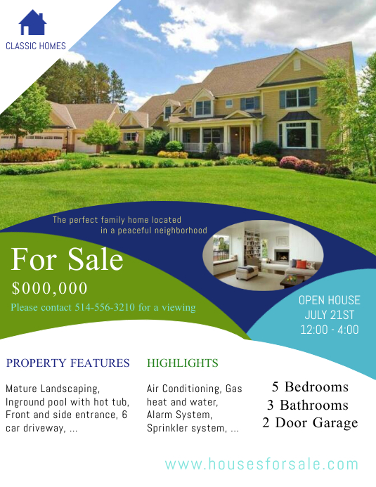 Real Estate Flyer template