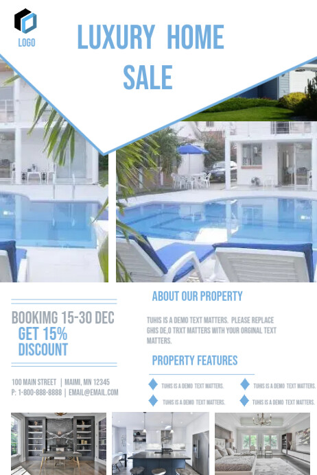 Real Estate Template Poster