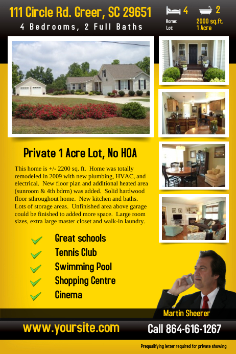 Real Estate Poster Template Cartaz