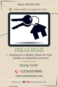 Geel Real Estate Poster Template